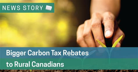 carbon tax rebate ontario rural